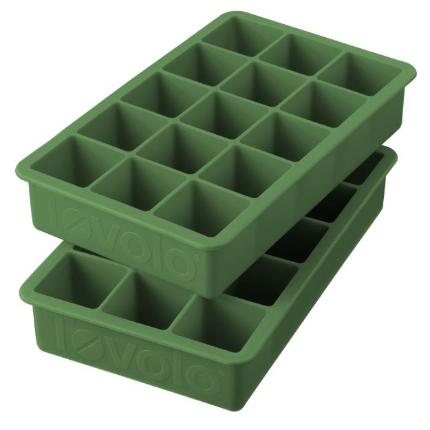 PERFECT CUBE ICE TRAYS - SET OF 2 PESTO
