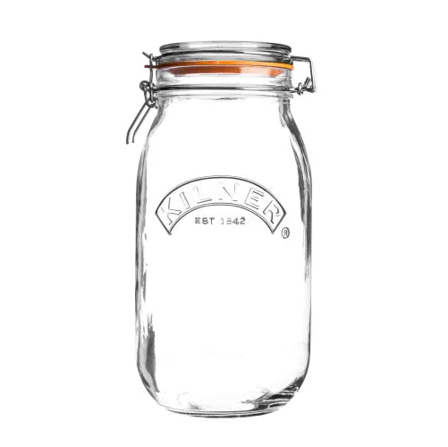 KILNER CLIP TOP JAR ROUND 102 OZ