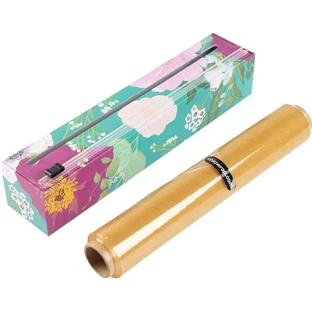 CHICWRAP PLASTIC WRAP DISPENSER FLOWERS