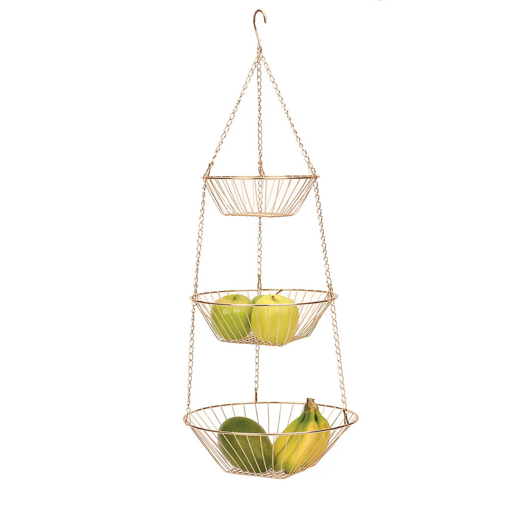 copper hanging plant basket HANGING WIRE BASKETS COPPER – Vermont Kitchen Supply