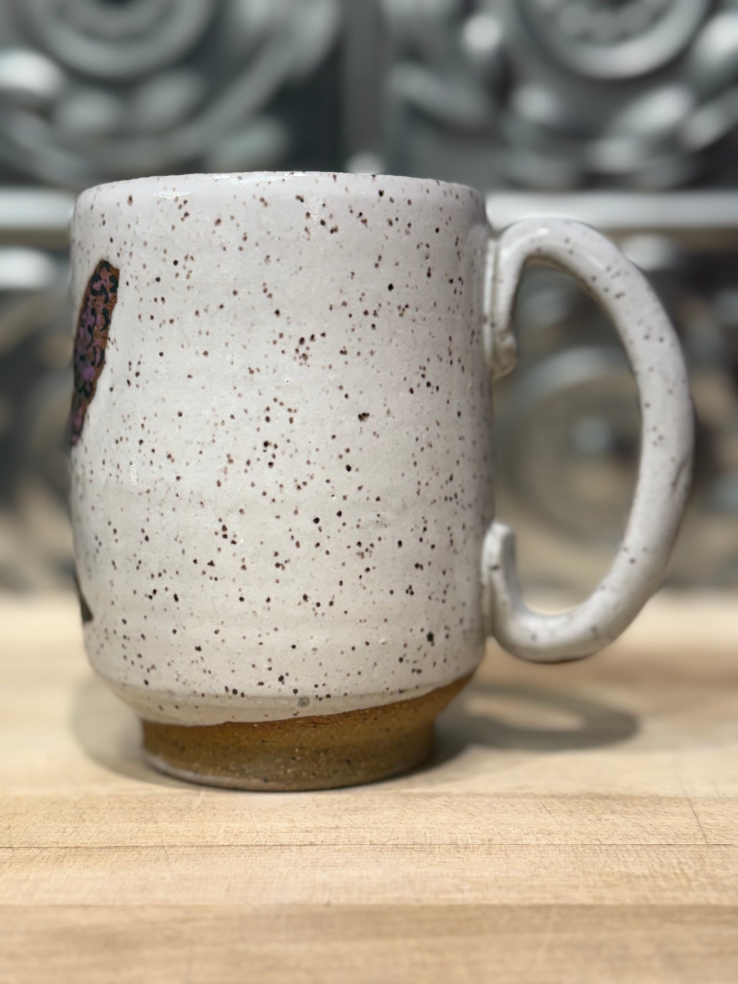 RISING FOREST MUG-LAVENDER ON WHITE