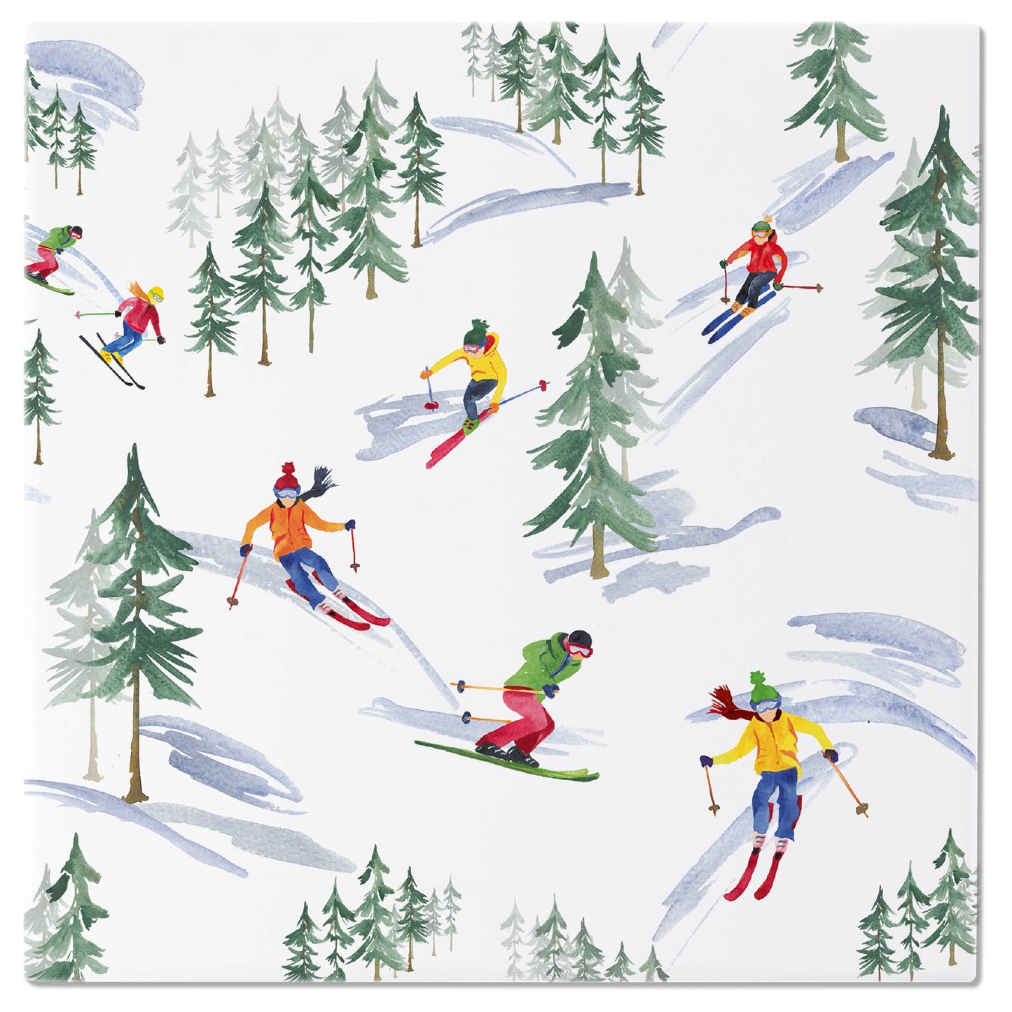 DOWN THE SLOPE TRIVET 8"
