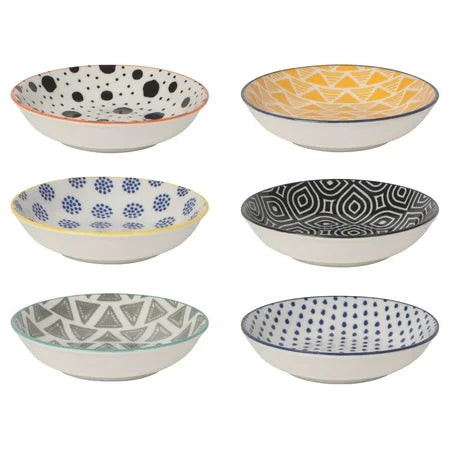 SINGLE PINCH BOWL BITS & DOTS MULTI