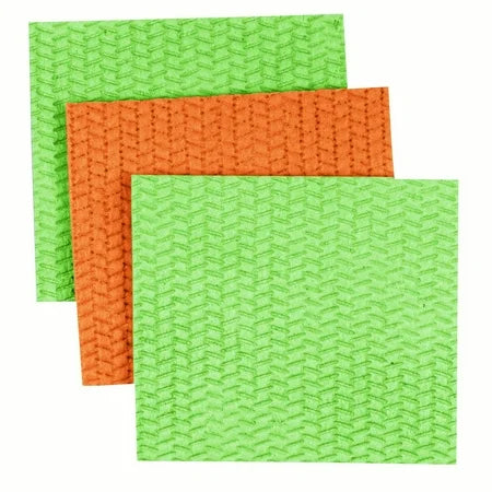 CELLULOSE SPONGE CLOTHS LG 3 PK