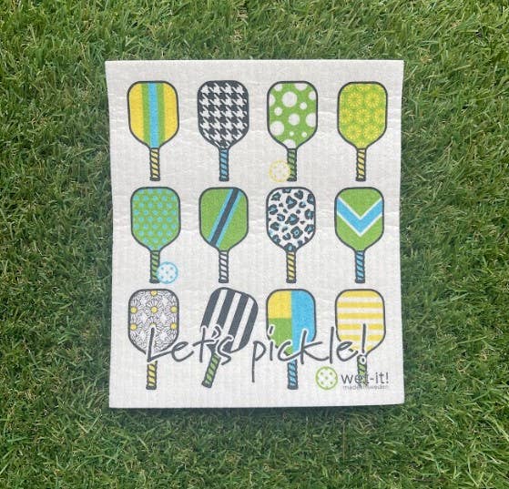 PICKLE PADDLE FUN SWEDISH CLOTH