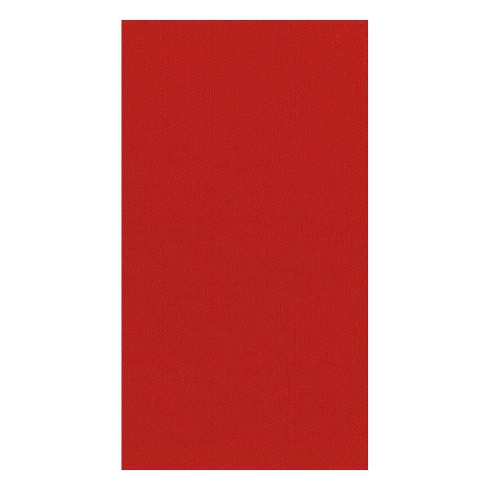 GUEST TOWEL LINEN RED