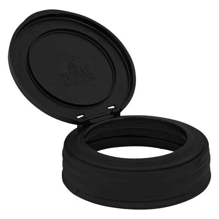 MASON JAR FLIP CAP REGULAR MOUTH BLACK