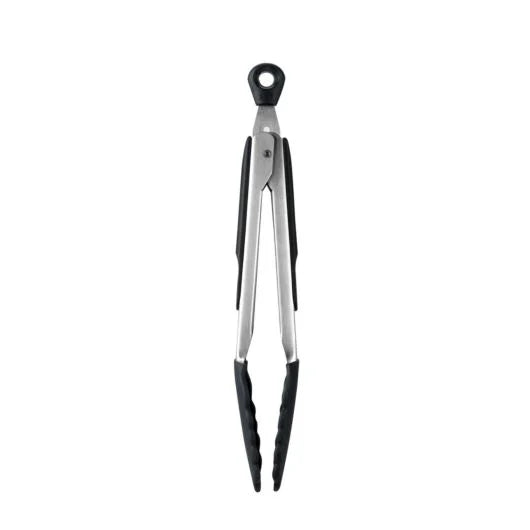 SILICONE TIP TONGS 9"