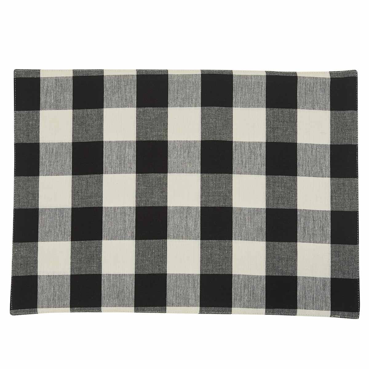 WICKLOW CHECK PLACEMAT BLK/WHT
