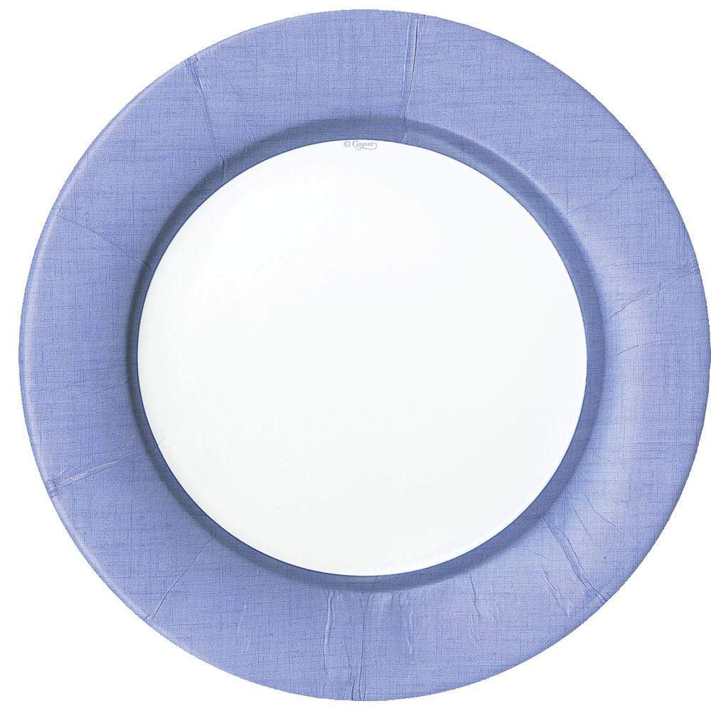 DINNER PAPER PLATE LINEN LAVENDER 10.5IN