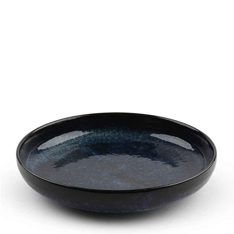NAMAKO BLUE PASTA PLATE 8"
