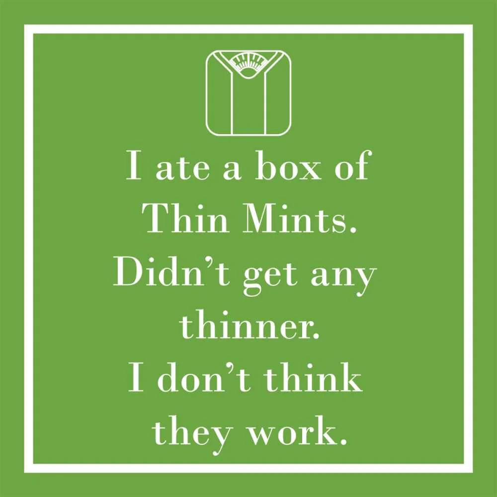 COCKTAIL NAPKINS THIN MINTS