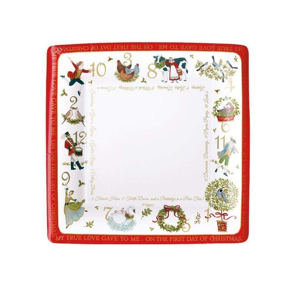 PAPER DINNER PLATE ON THE 12TH DAY SQ