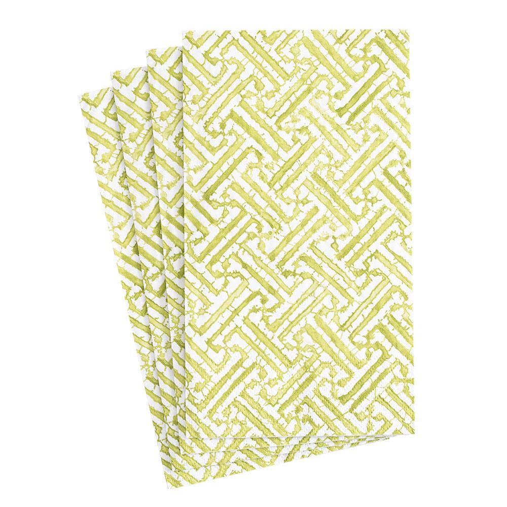 GUEST TOWEL GO WILD WHT/GLD