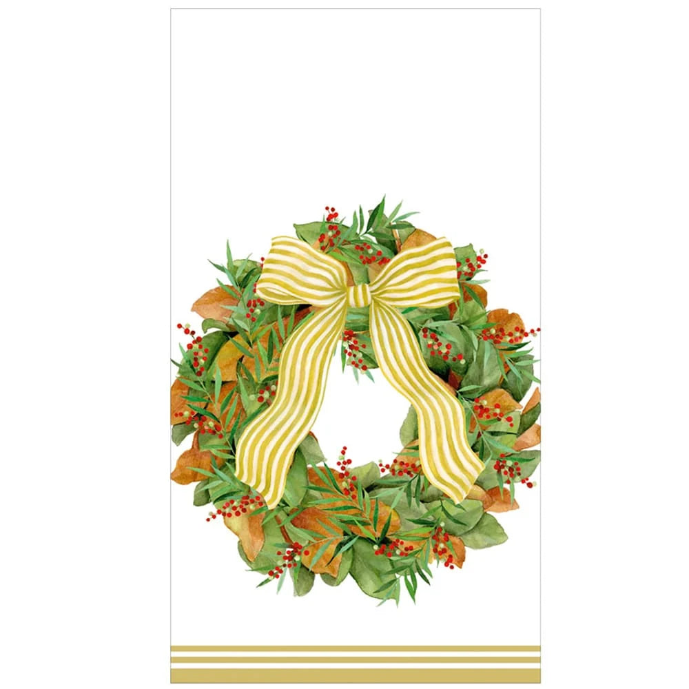 MAGNOLIA WREATH GUEST TOWELS