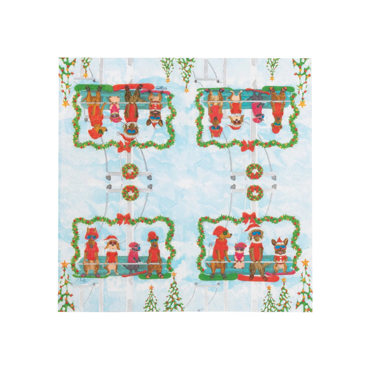 ALPINE PETS COCKTAIL NAPKIN