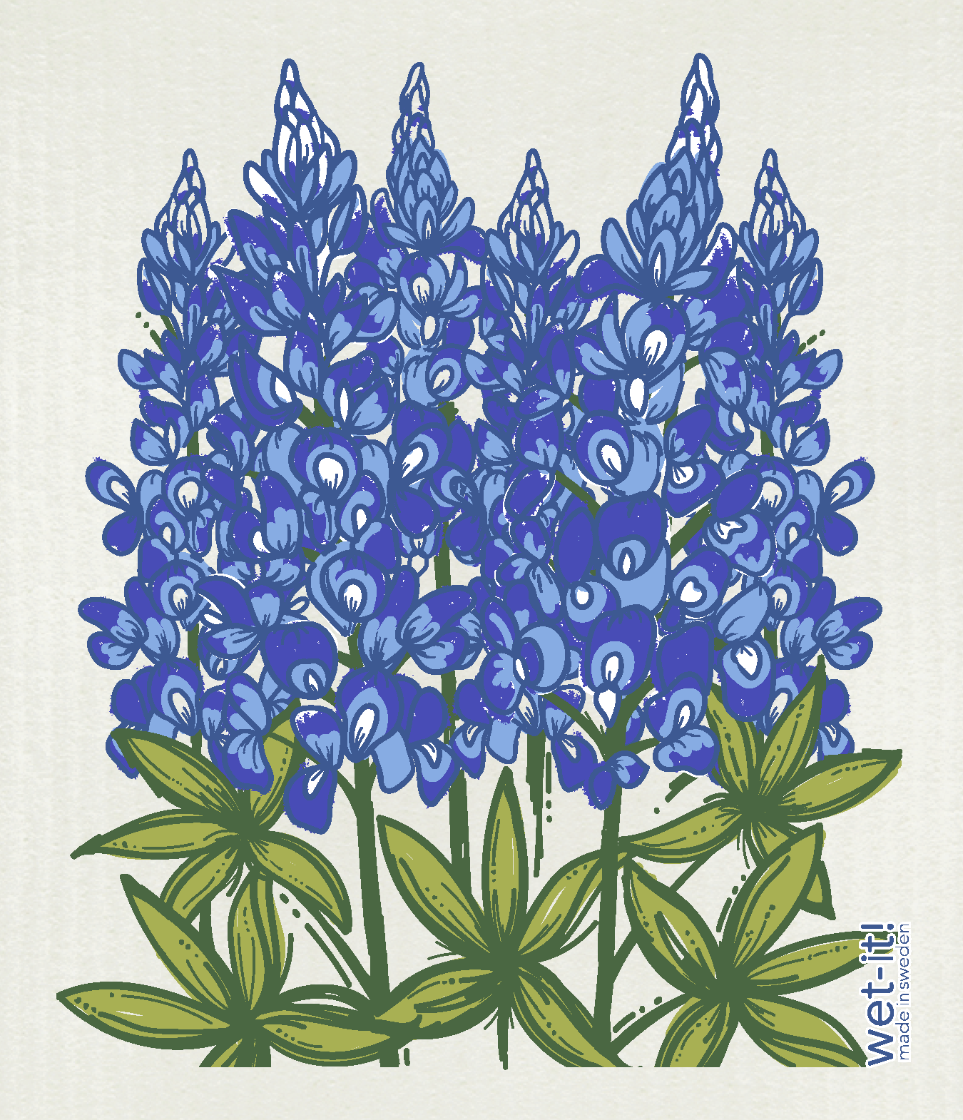 BLUE BONNET SWEDISH CLOTH