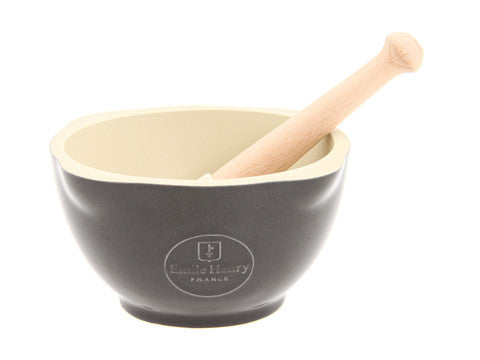 EMILE HENRY MORTAR & PESTLE CHARCOAL