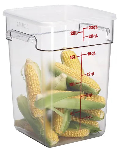 CAMBRO SQUARE 22 QT W/LID