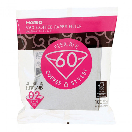 HARIO COFFEE PAPER FILTER #2 100 CT