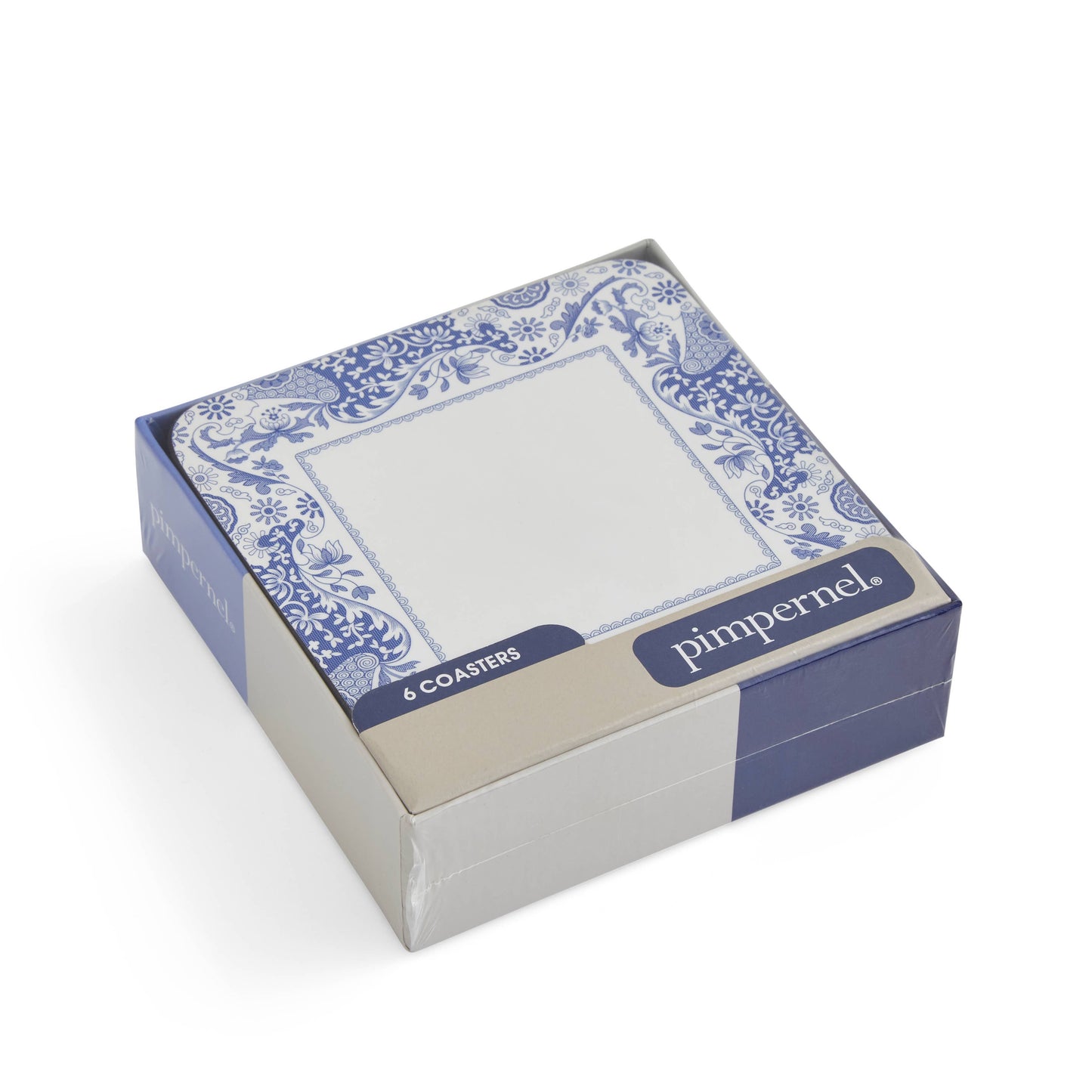 BROCATO COASTERS SET OF 6: CORK-BACKED BOARD / BROCATO