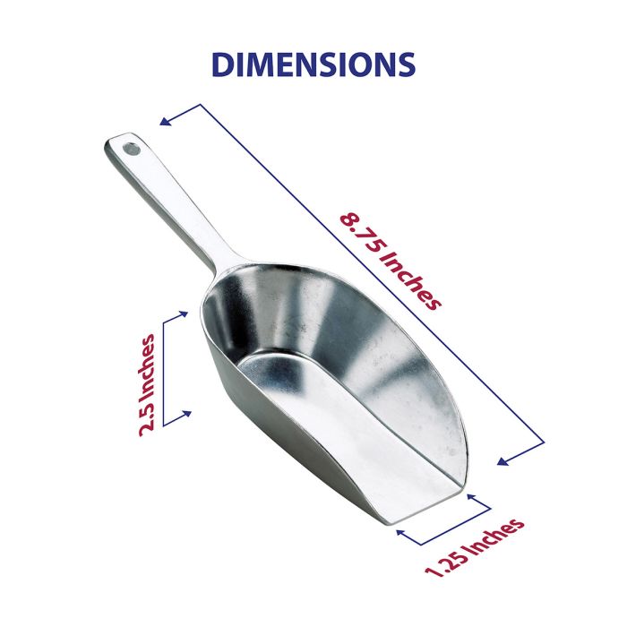 FLAT BOTTOM FOOD UTILITY SCOOP 8.75"