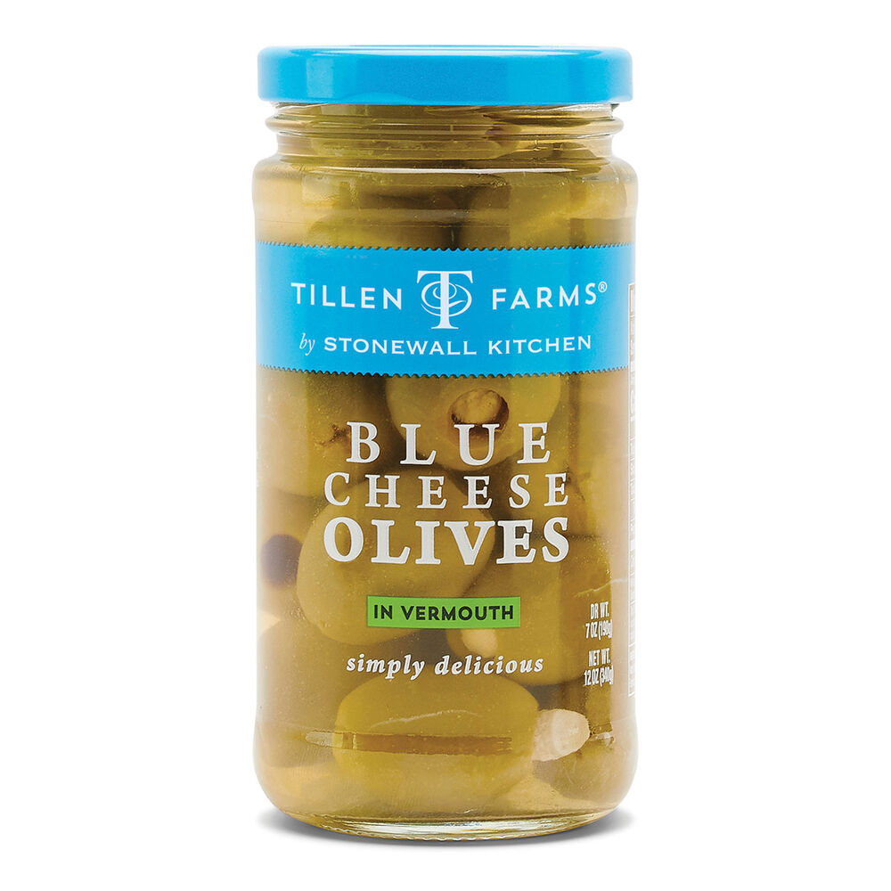 BLUE CHEESE OLIVES 12 OZ