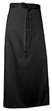 FULL LENGTH APRON BLK