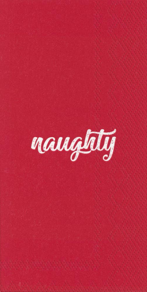 GUEST TOWELS NAUGHTY & NICE 16-PACK