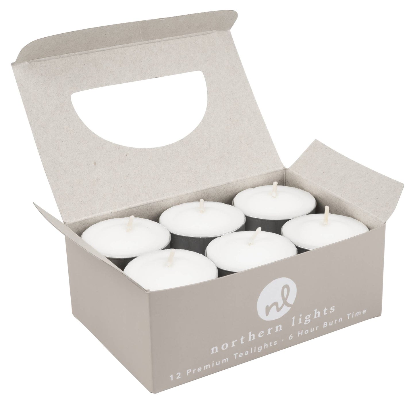 UNFRAGRANCED TEALIGHTS BOX/12