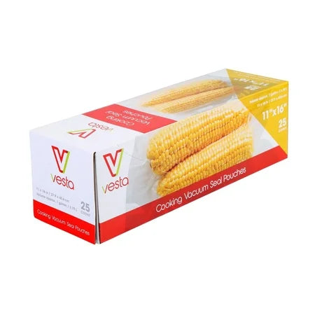 VACUUM SEAL POUCHES 25 CT 11"X16"