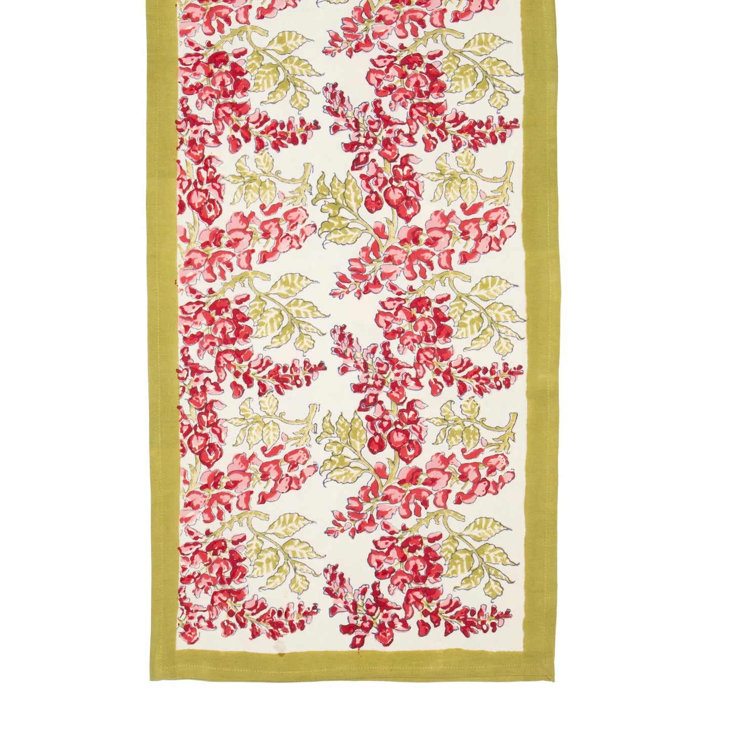 RUNNER WISTERIA PNK & GRN 16"X 72"