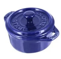 STAUB CERAMIC MINI COCOTTE BLUE SINGLE