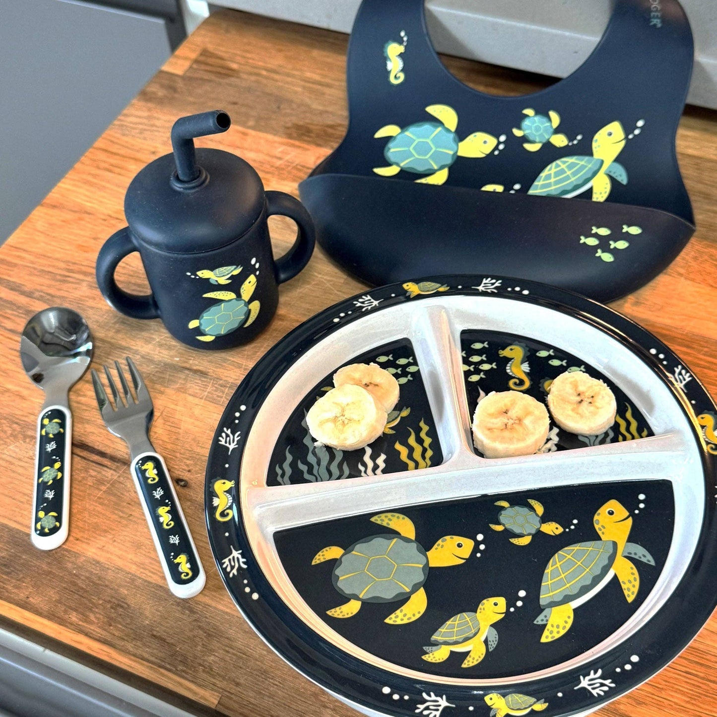 SILVERWARE SET: SEA TURTLE