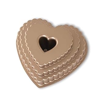 TIERED HEART BUNDT PAN