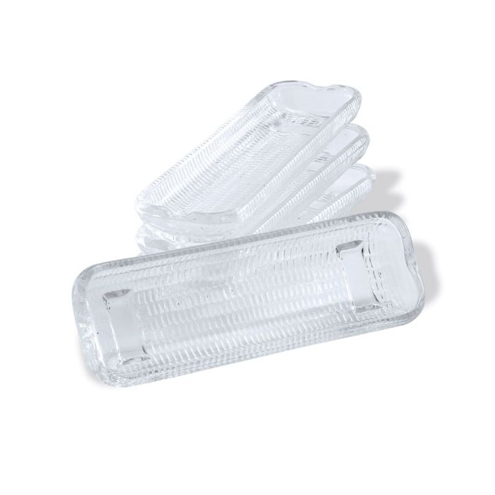 GLASS CORN DISH SET OF 4