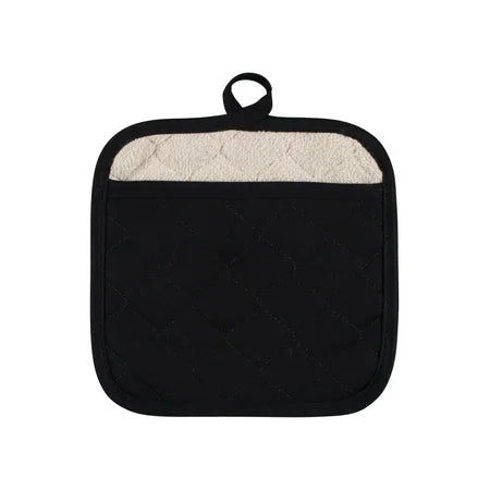 SOLID POT MITT BLACK
