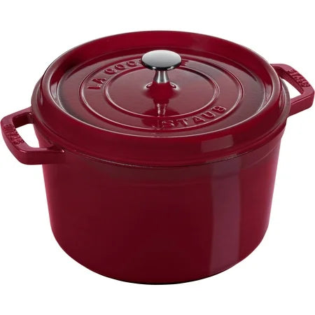 STAUB DEEP COCOTTE 5 QT GRENADINE