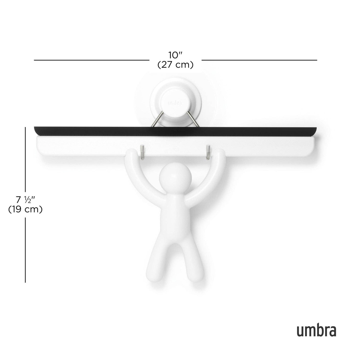 BUDDY ADHESIVE SQUEEGEE: WHITE