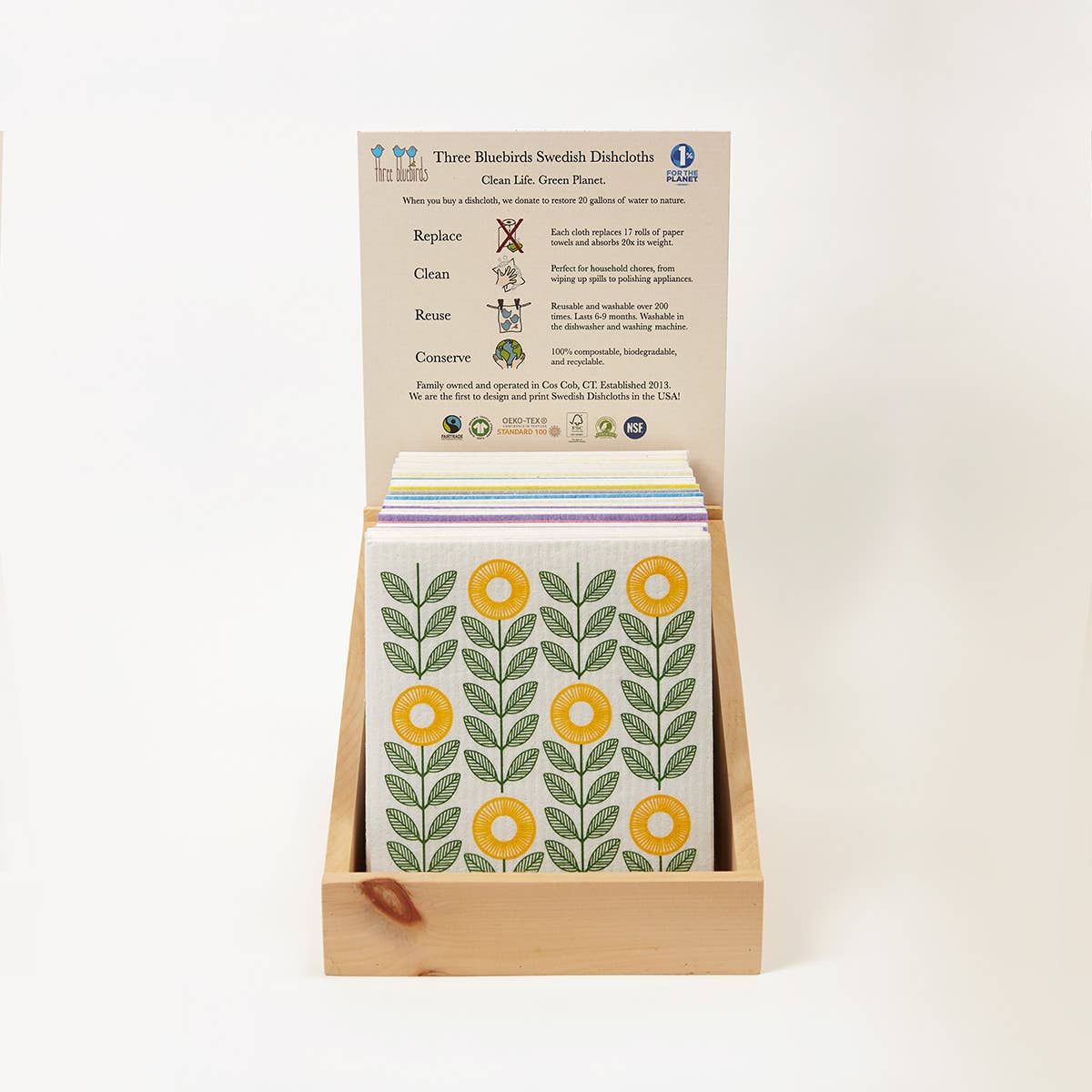 LUCILLE CHICKEN YELLOW SWEDISH CLOTH