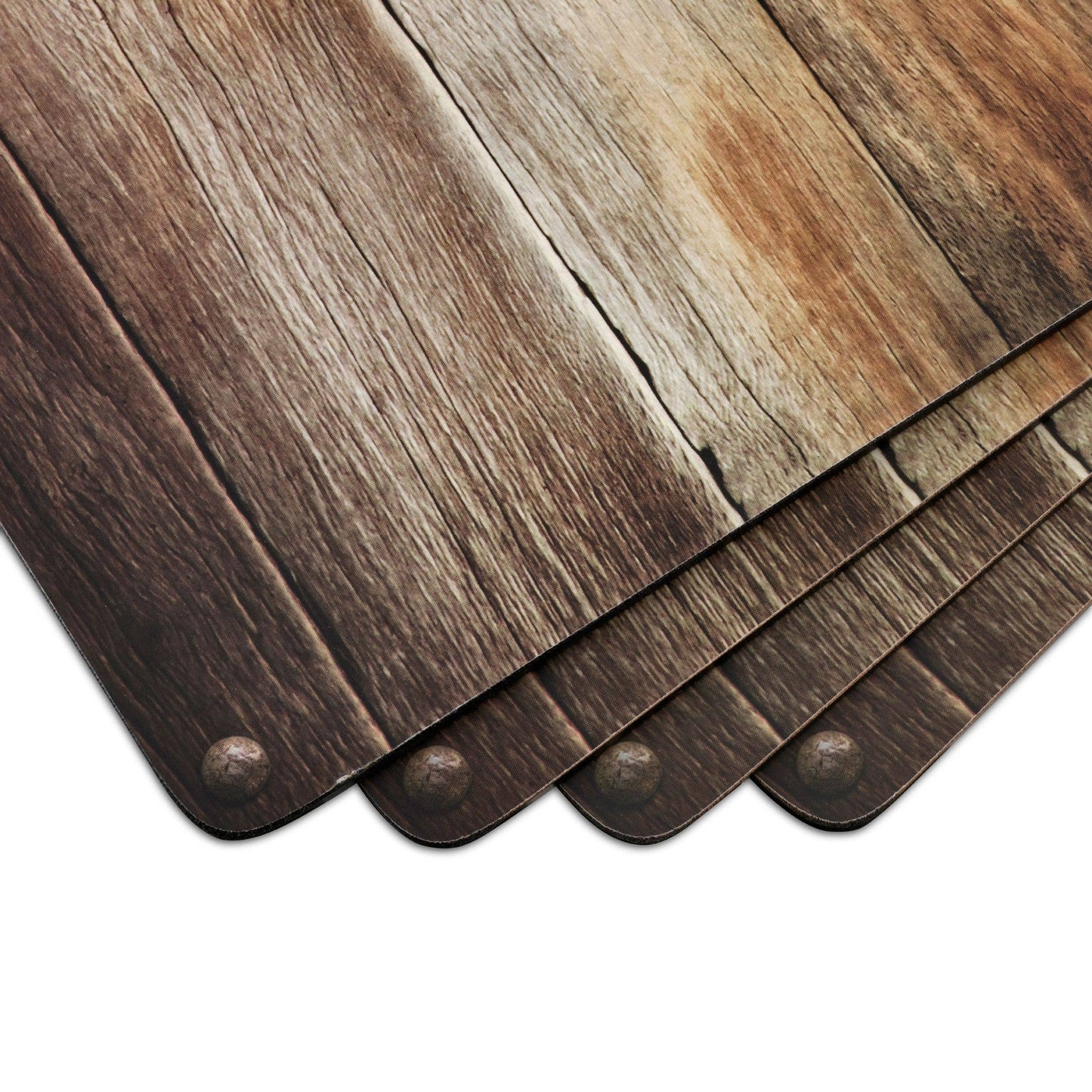 Lodge Placemats Set of 4: MDF, Cork Backed / Lodge