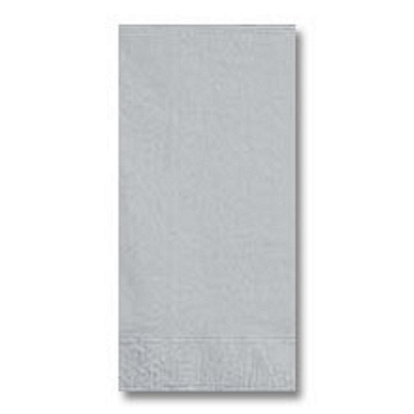 GUEST TOWELS METALLIC SILVER
