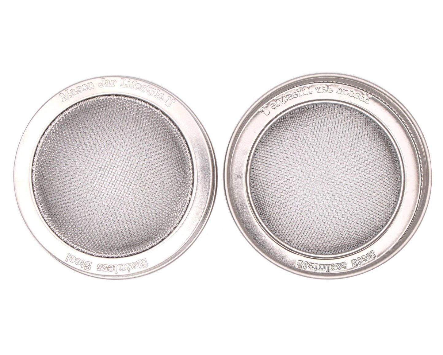 CURVED RUST PROOF SPROUTING LID AND BAND FOR MASON JARS: WIDE MOUTH 3PK
