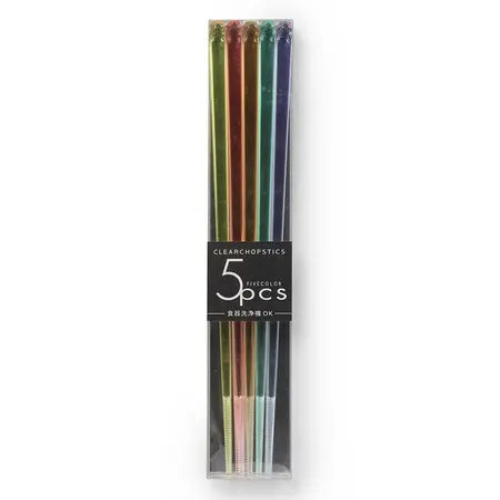 CHOPSTICKS CLEAR 5 PAIRS