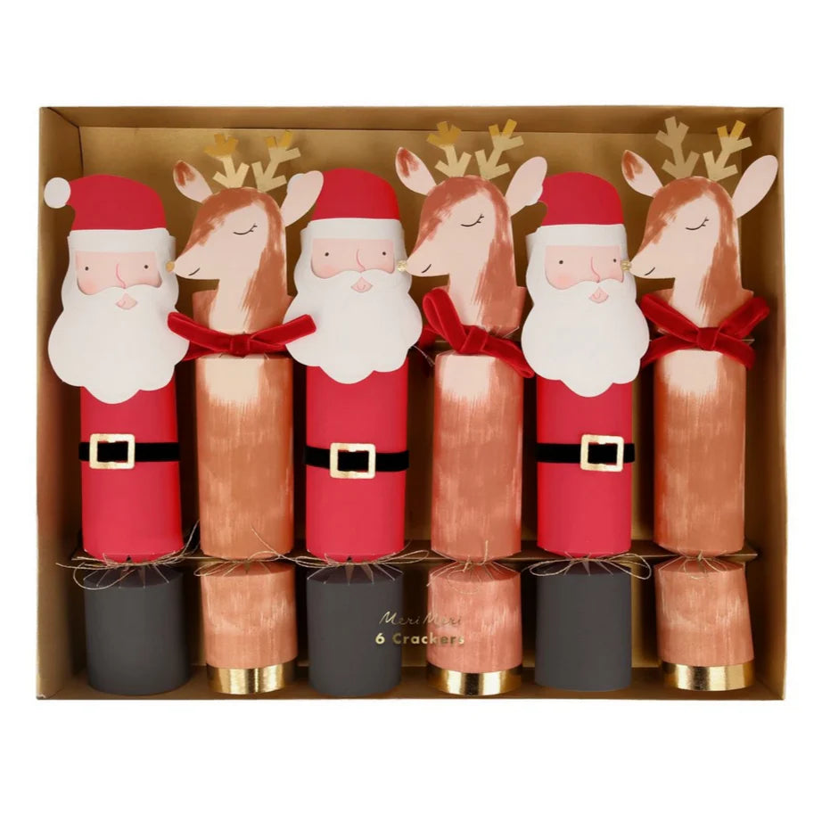 CHRISTMAS CHARACTER LARGE CRACKERS