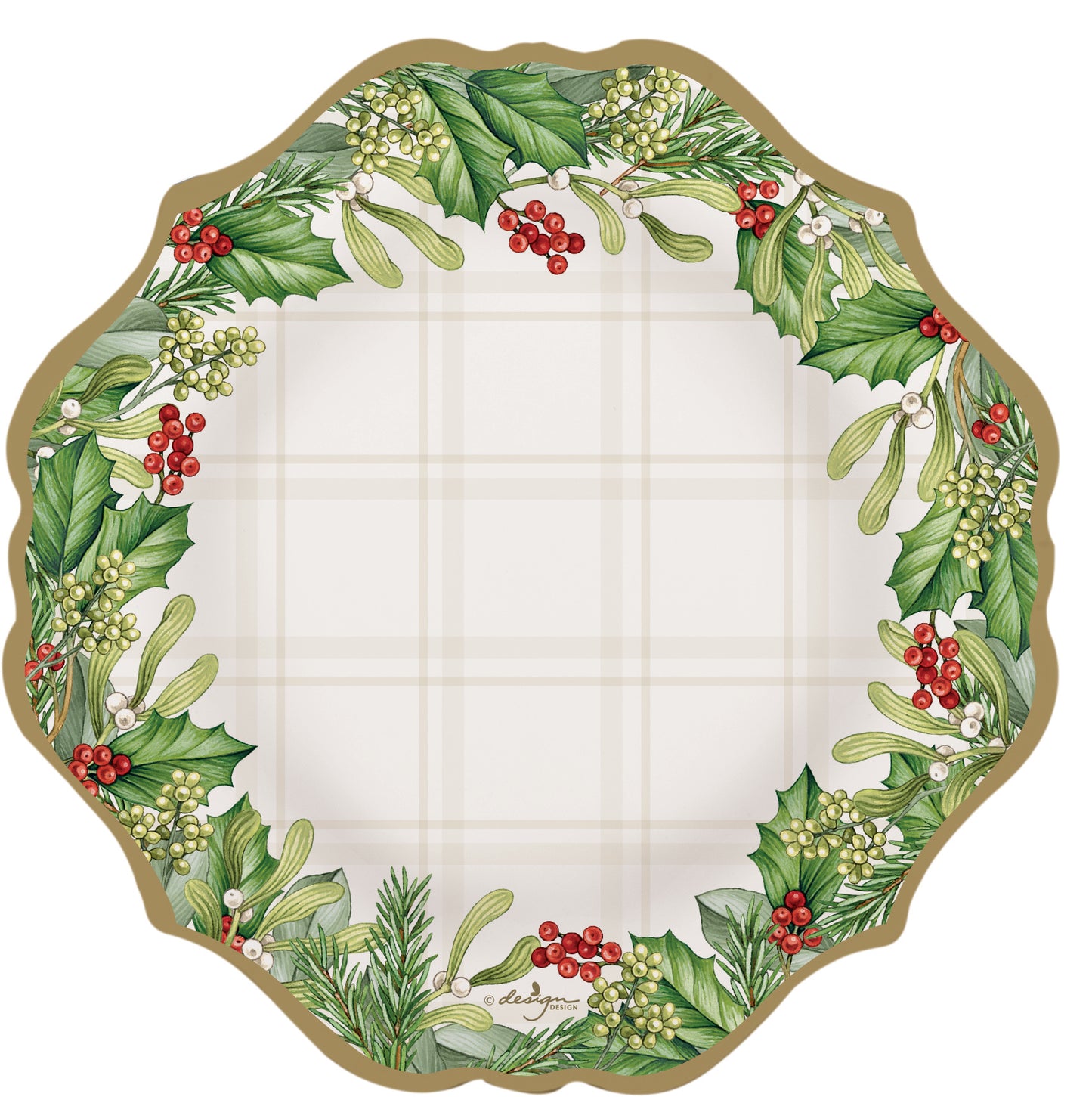 DESSERT PLATE HOLLY