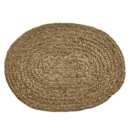 OVAL JUTE BRAIDED PLACEMAT