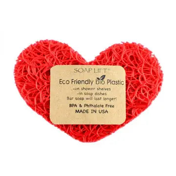 Heart Soap Lift Soap Saver - Red