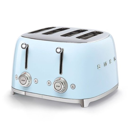 SMEG 4 SLICE TOASTER PASTEL BLUE