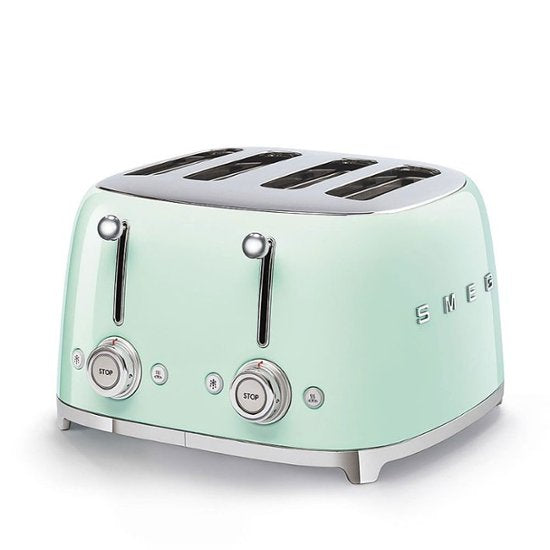 SMEG 4 SLICE TOASTER PASTEL GREEN